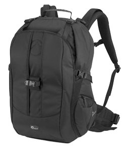 Lowepro Compuprimus AW Backpack with All Weather Cover & Notebook Sleeve, Black