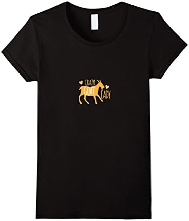 Women's COAT GOAT LADY- Love t shirt Medium Black