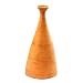 EXP Handmade Terracotta Vase with Spun Bamboo Finish - Brushed Salmon Matte