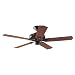 Hunter 23688 Royal Oak 60-Inch New-Bronze Ceiling Fan with 5 Dark-Cherry/Medium-Oak Blades and Remote Control