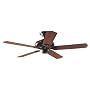 Hunter 23688 Royal Oak 60-Inch New-Bronze Ceiling Fan with 5 Dark-Cherry/Medium-Oak Blades and Remote Control