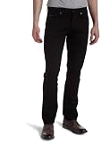 Calvin Klein Mens Overdye Black Skinny Jean