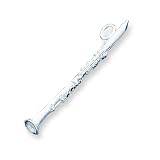 Sterling Silver Clarinet Charm with 20 inch Sterling Silver Chain