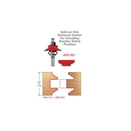 Click To Freud 99-861 Optional Cutter for 99-761 Rail and Stile System, 1/2-Inch Shank Details... Freud 99-861 Optional Cutter for 99-761 Rail and Stile System, 1/2-Inch Shank