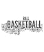 Wallmonkeys Peel and Stick Wall Decals - Basketball Concepts on White Background - Removable Graphic