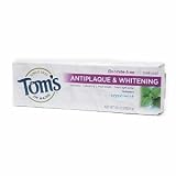 Tom's of Maine Natural Care Toothpaste, Antiplaque, Tartar Control & Whitening, Peppermint, 6 oz (170 g) (Pack of 6)
