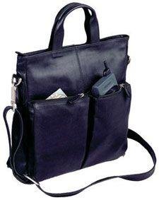 Harness Cowhide Leather All-Purpose Tote by Winn International Color - Black Harness Cowhide Leather All-Purpose Tote by Winn International Color - Black
