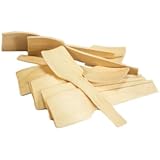 Perfect Stix Green Spoon 70 Birchwood Square Compostable Cutlery Taster Spoon with Concave, 2-3/4" Length (Pack of 100)