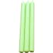 3x Lime Green Dinner Candles