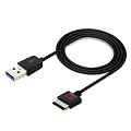 EZOPower Replacement Sync USB Data Cable for Asus Eee Pad Transformer TF101, TF201, TF300, Infinity TF700 TF700T Android Tablet - 5 Feet / Black