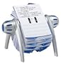 TELINDEX flip Address Card File with 500 4-1/8x2-7/8 Cards