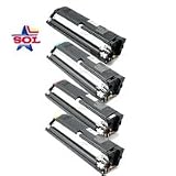 4,500 Pages  (B, C, M, Y) Konica Minolta Magicolor Compatible High Yield Laser Toner Cartridge for Magicolor 2300, 2300dl, 2300n, 2300w, 2350, 2350en, 2350n