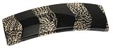 France Luxe Pacific Barrette - Black/Opera Silver