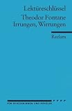 Theodor Fontane: Irrungen, Wirrungen. Lekt�reschl�ssel