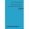 Theodor Fontane: Irrungen, Wirrungen. Lekt�reschl�ssel