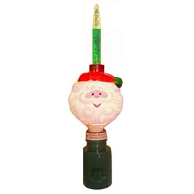Santa Claus Face Bubble Light Night Light Christmas Bubbler #742170 by GKI Bethlehem Lighting