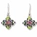 Search : Clearly Charming February - CZ Amethyst Sterling Silver and Enamel Earrings