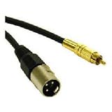 6FT PRO-AUDIO XLR MALE TO RCA MALE CABLE