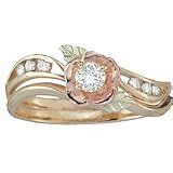 Black Hills Diamond Bridal Set made of 10k Gold from Coleman