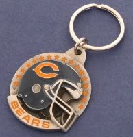 NFL Team Helmet Key Ring - Chicago Bears
