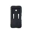 ATOMIK COMPONENTS EXCLUSIVE!! Sony Walkman S736 S738 S739 Silicone Skin Case BLACK with adjustable armband, belt clip, and neckstrap/lanyard!!!