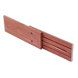 2 Woodlore Spring-Loaded Cedar Drawer Dividers