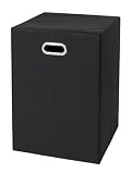 CreativeWare Fold N Store Hamper, Black