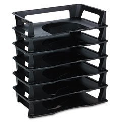 Rubbermaid Regeneration Plastic Letter Tray 6 Pack (86028)