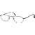 Sunoptic OR97 Gunmetal Reading Glasses - Strength +2.50 Incl. Case