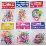 Buy 72 Shaped Rubber Bandz Lot - (6 Packs of 12 Bands) Princess, Fruit, Band, Cars, Farm and Wild...
