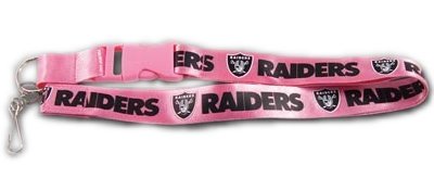 NFL Oakland Raiders Lanyard, Pink