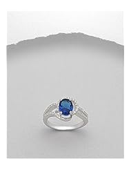 CZ Ring In 92.5 Sterling Silver