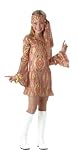 Girls Large Disco Dolly Costume (10-12)