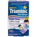 Triaminic Nighttime Cold and Cough Relief Thin Strips for Children, Grape Flavor - 14 ea