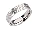 Ladies 6mm Celtic Knot Titanium Band