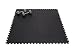 24" x 24" x 5/8" Thick Multi-purpose Interlocking Black Foam Mats