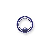 Solid Titanium Captive 10G (2.6mm) 3/8 (10mm) Dia w 5mm Captive Ball Dr
