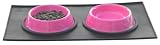 Platinum Pets Food & Water Black Heavy-Duty Feeding Mat (21