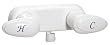 Phoenix 4" Shower Faucet with Vacuum Breaker - White