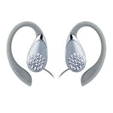 JWIN JV-I-84SIL Crystal Ear Clips SILVER