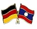 Third Party New : Freundschaftspin Pin Deutschland Laos