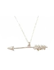 Sagittarius Zodiac Necklace - Archers Arrow (Sterling Silver)