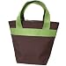 Milano Brown & Green Insulated Lunch Tote