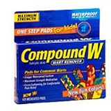 Compound W Wart remover Pads For Kids - 12 Ea