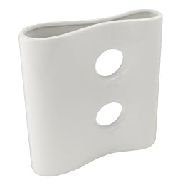Double Hole Vase - White (Short) : Target : minimalistic flower art clean
