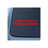 HOGWARTS SCHOOL OF WITCHCRAFT - Car Decal Sticker A1608 | Vinyl Color: Red