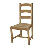 Country Ash Dining Chair Table Seat Rustic Farmhouse