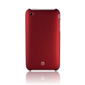 Protective Case for iPhone 3G/3GS: Elastic AirThin in cardinal red (with screen protector)