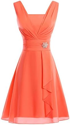 ModernBride Women Elegant Summer Chiffon Mother's Dresses 2015 Size 6 US Daffodil