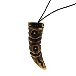 Fang Pendant - Adjustable Cord - 55mm x 20mm